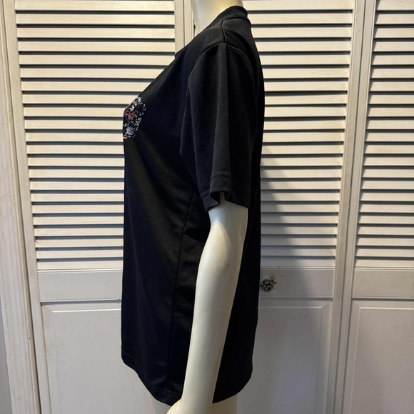 Men's United Athle Black Short Sleeve Tee L - Picture 2 of 7